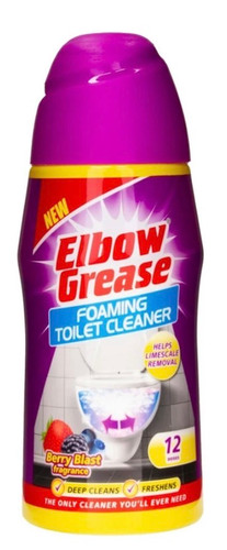 فوم جرمگیر توالت فرنگی البو گریس Elbow grease اروپایی با رایحه تمشک و توت 500 میل