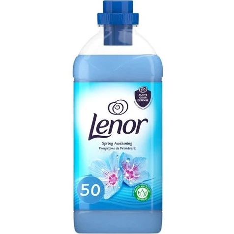 نرم کننده و خوشبو کننده لباس لنور Lenor با رایحه گل های بهاری حجم 1250 میل