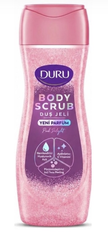 شامپو بدن اسکراب دورو مدل Pink Delight حجم 450 میل