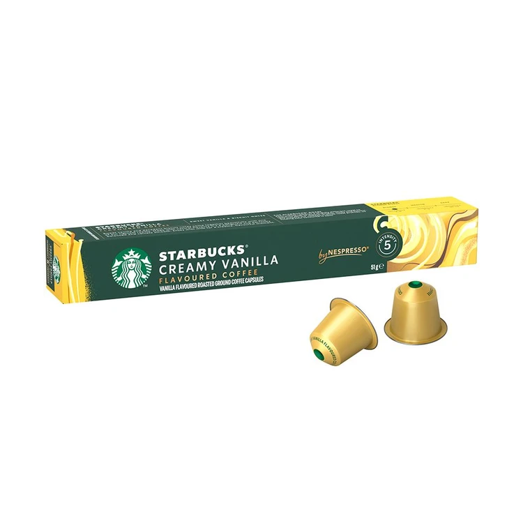 کپسول قهوه استارباکس مدل Creamy vanilla بسته 10 عددی