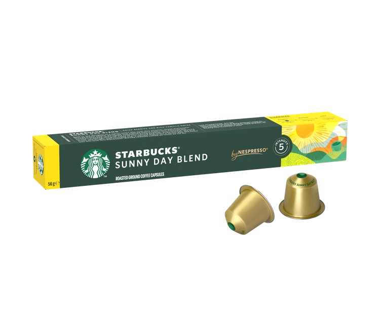 کپسول قهوه استارباکس مدل sunny day blend بسته 10 عددی
