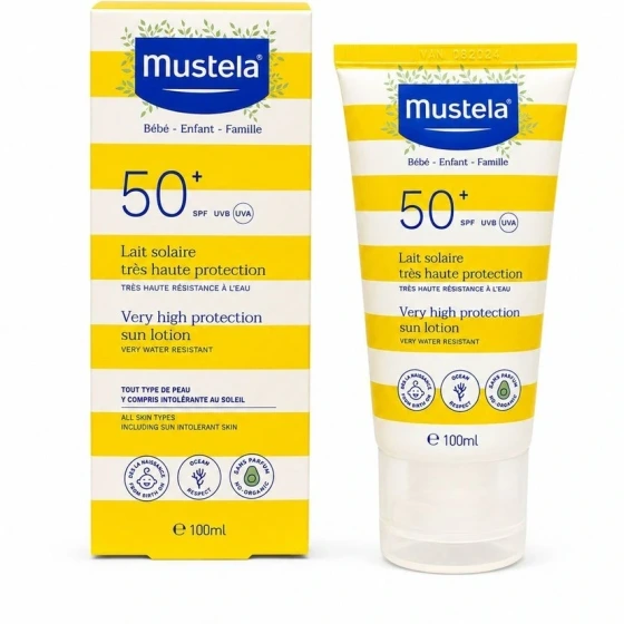 کرم ضد آفتاب کودک SPF50 ماستلا 100 میل