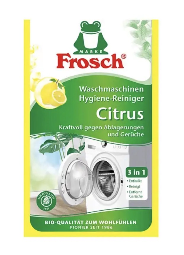 پودر جرمگیر و رسوب زدا ماشین لباسشویی فروش FROSCH حجم 250 گرم