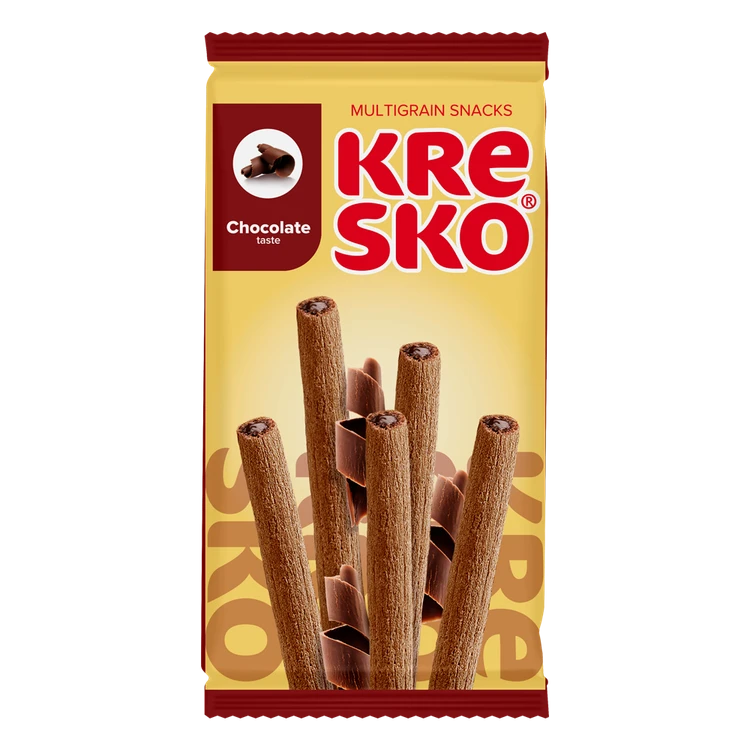 بیسکوئیت رولی کرسکو KRESKO  با طعم شکلات وزن 140 گرم