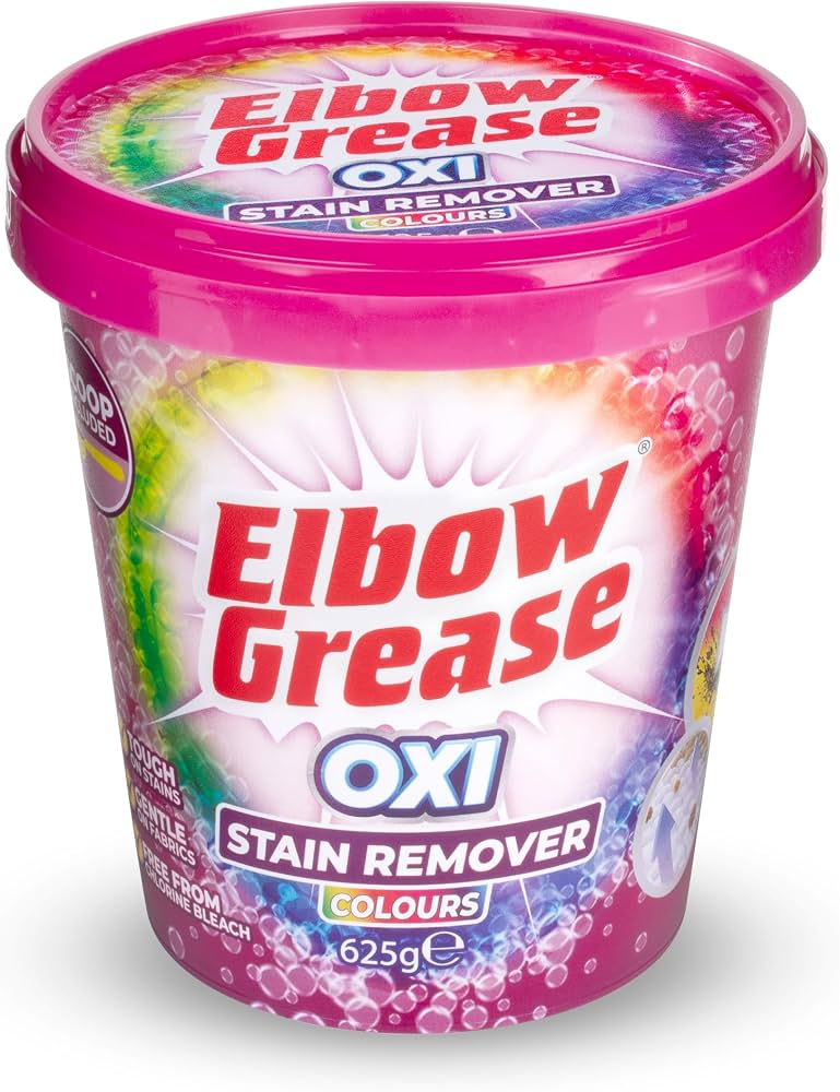 پودر لکه بر لباس البوگریس Elbow Grease مخصوص لباس های رنگی  حجم ۶۲۵ گرم