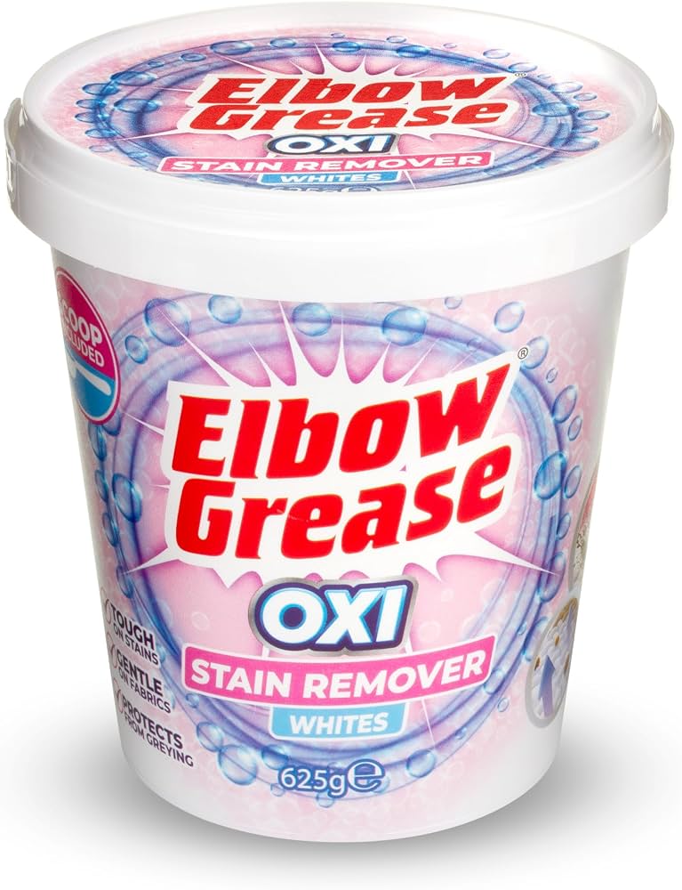 پودر لکه بر لباس البوگریس Elbow Grease مخصوص لباس های سفید حجم ۶۲۵گرم