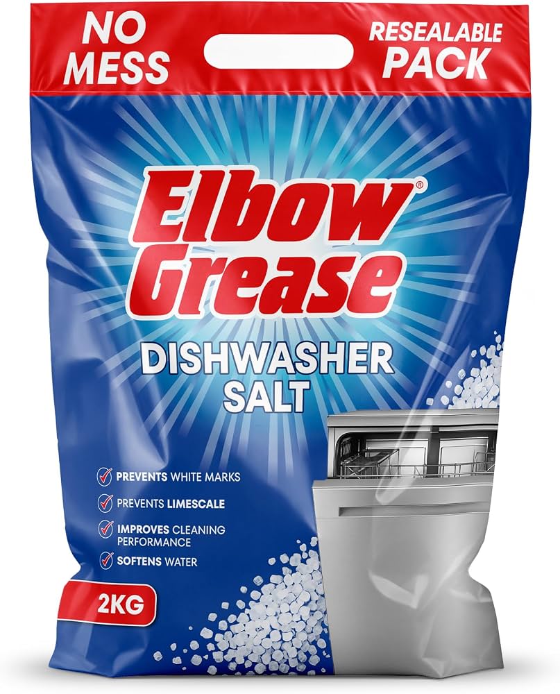نمک ماشین ظرفشویی البوگریس Elbow Grease با رایحه لیمو حجم ۲ کیلو